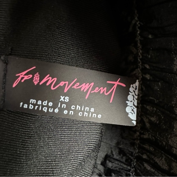 Free People FPM The Way Home Black High Rise Running Shorts - Picture 3 of 7